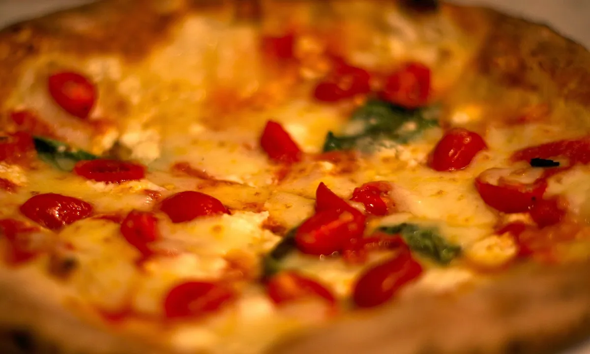 Pizza food typical of Four Star Pizza Maynooth